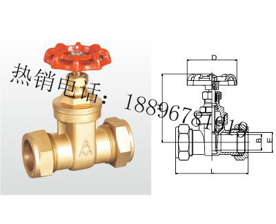 上海Z95W-16T 黄铜卡套闸阀