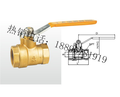 Q11F-20T 黄铜球阀(美制)