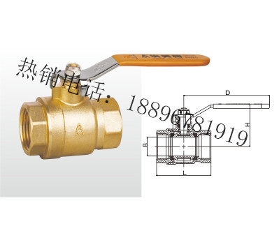 Q11F-20T 黄铜球阀（足通孔）