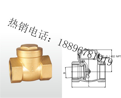 昆山H14W-16T 黄铜止回阀