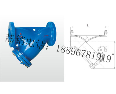 泉州SY14C-H10/SY14C-H16 铁制法兰过滤器