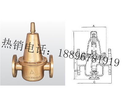 上海Y42X-10T 黄铜可调式减压阀