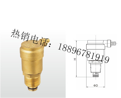 昆山B725X-16T 黄铜自动排气阀(过滤型)