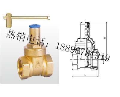 Z15W-16T 黄铜带锁闸阀