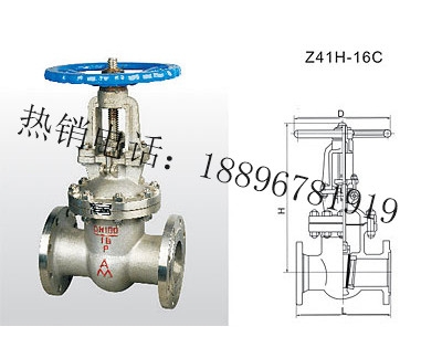 Z41H-16C 铸钢法兰闸阀