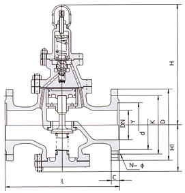 Y43H蒸气减压阀结构图.jpg